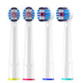 4pack Toothbrush Heads Compatible with Most Oral B Electric Toothbrushes, Pack of 4 Replacement Toothbrush Head,White.