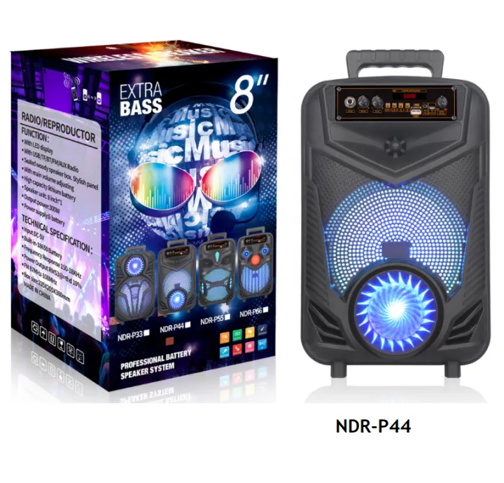 Big%20Sound%208%20inch%20Rechargeable%20%20Portable%20%20Bluetooth%20Party%20Speaker%20With%20Wired%20%20Mic%20,%20Remote%20-%20Image%204