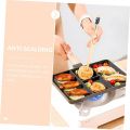 Premium Non-Stick Split Grill Pan with Wooden Handle – Multi-Section Frying Pan for Breakfast, Eggs, Pancakes, Burgers, Bacon & Vegetables – Compatible with Induction, Ceramic, Gas & Electric Stoves. 