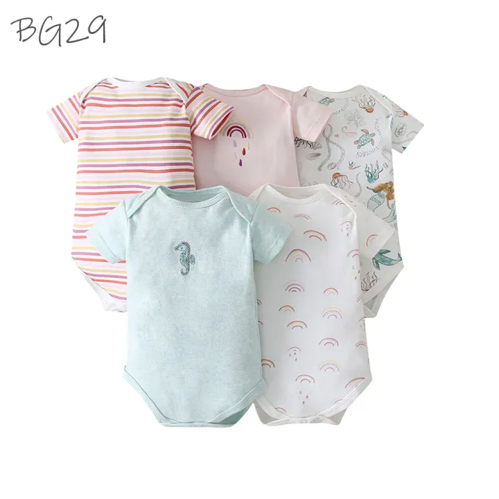 Mamas%20&%20Papas%20bodysuit%20kids%20clothes%20infant%20clothing%20baby%20bodysuit%20jumpsuit%20infant%20bodysuit%20baby%20girl%20clothing%20sets%20newborn%20baby%20clothes%205%20PCs%20sets%20-%20Image%204