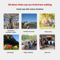 Outdoor Portable Folding Chair With Storage Bag Foldable Car Outdoor Chair Lightweight Bearing Strong Ride Comfort Camping Gear.