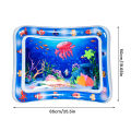 Water Sensory Play Mat Toy Thickened Inflatable Water Mat For Cat And Dog Water Sensor Mat Water Sensory Playmat With Fish Sea. 