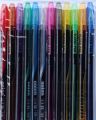Pena Glitter Metalik 1.0mm Isi 12pcs Pulpen Warna Warni Tinta Pastel Pen Pastel Ballpoint Craftwork Scrapbook Gel Ink Highlighter pen. 