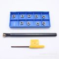 Lathe Boring Bar Holder 8mm S08K-SCLCR06 With 10pcs CCMT060204-HM Inserts And T8 Wrench Turning Tools For Semi-finishing.