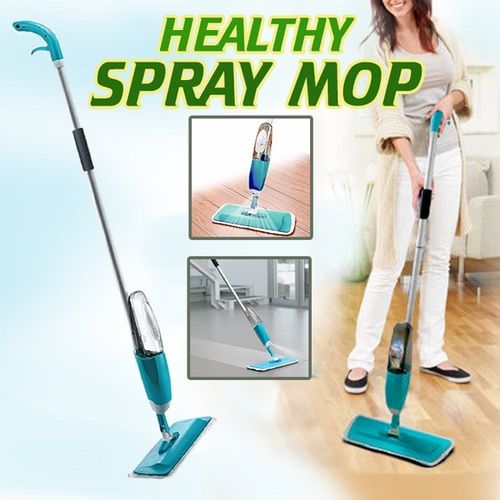 Healthy Spray Mop with Removable Washable Cleaning Microfiber Cloth Water Spray Wet & Dry Mopper High Quality Creative Healthy Spray Mop Spray Mop for Floor Cleaning - Dry Wet Wood Floor Microfiber