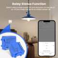 AVATTO Tuya WIFI/ZigBee Dry Contact Smart Light Switch Module Smart DIY Breaker Relay DC 7-32V/AC100-240V Work with Alexa . 