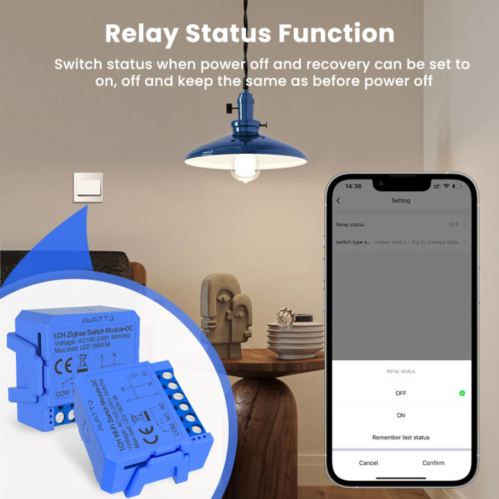 AVATTO%20Tuya%20WIFI/ZigBee%20Dry%20Contact%20Smart%20Light%20Switch%20Module%20Smart%20DIY%20Breaker%20Relay%20DC%207-32V/AC100-240V%20Work%20with%20Alexa%20%20-%20Image%205