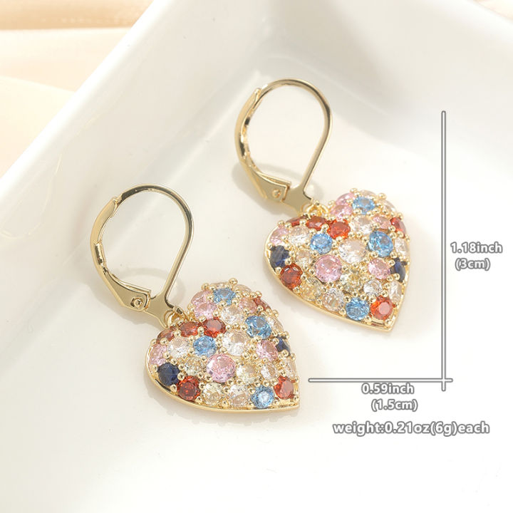 Cute%20Love%20Heart%20Shape%20Dangle%20Earring%20Bracelet%20Charms%20Colorful%20Zircon%20Earrings%20For%20Women%20Romantic%20Jewelry%20Lovers%20%20-%20Image%205
