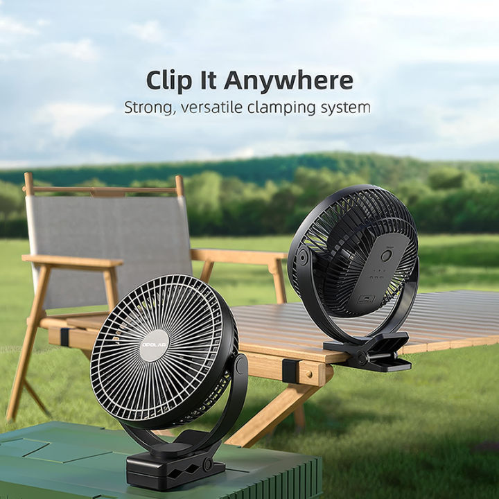 OPOLAR%20Rechargeable%208inch%20Clip%20Fan%20Strong%20Silent%20Wind%20Mini%20USB%20Fan%20Sturdy%20Clamp%20for%20Baby%20Stroller%20Camping%20Home%20Outdoor%2010,000mAh%20-%20Image%202