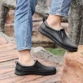 Orfails❤Men low rain boots, shallow water shoes, summer thick short rain boots, anti-slip and wear-resistant rubber shoes, shipping from Thailand. 