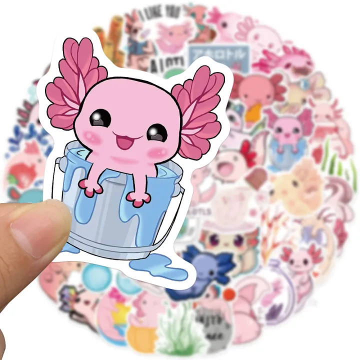 10/30/50/100PCS%20Axolotl%20Graffiti%20Stickers%20Cute%20Animal%20Cartoon%20Decal%20Kids%20Toy%20Suitcase%20Scrapbook%20Diary%20Phone%20Laptop%20Sticker%20Pack%20-%20Image%203