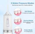 230ml Portable Dental Water Flosser Oral Irrigator USB Rechargeable Water Floss Jet. 