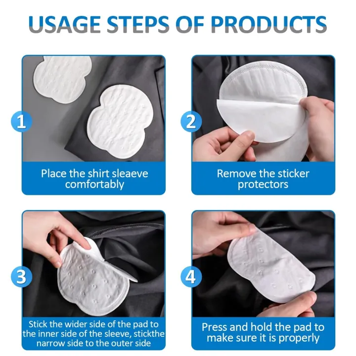 10/20/40%20Pcs%20Disposable%20Underarm%20Sweat%20Pads%20Strong%20Absorption%20Antiperspirant%20Liners%20for%20Men%20Women%20Daily%20Freshness%20Armpit%20Shields%20-%20Image%204