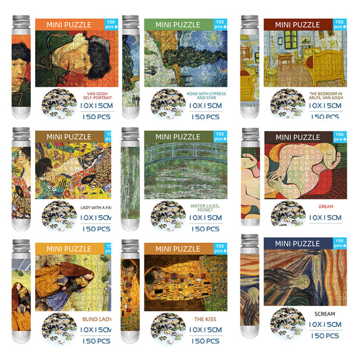 150pcs%20Mini%20Test%20Tube%20Puzzle%20The%20Kiss%20Gustav%20Klimt%20Famous%20Painting%20Funny%20Educational%20Game%20Wall%20Display%20Birthday%20Festival%20%20-%20Image%206