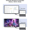 USB to HDMI Adapter HD 1080P USB 3.0 to HDMI-Compatible Converter External USB Adapter Video Adapter Cable for Desktop Laptop PC. 
