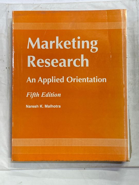 MARKETING RESEARCH 5th EDITION BY NARESH K. MALHOTRA