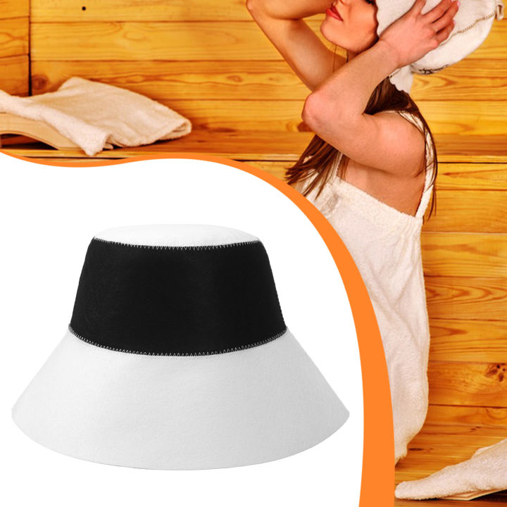 Sauna%20Felt%20Cap%20Bath%20Hat%20Sauna%20Hat%20Diameter%2015.5cm%20Durable%20Good%20Water%20Absorption%20Hand%20Wash%20Recommended%20Portable%20for%20Men%20Women%20-%20Image%204