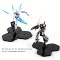 DIY Model Stand for Gundam, Compatible with MG, RG, and HG Kits, Featuring A Transparent Base and Support for Assembling..