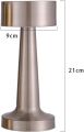 Golden LED Desk Lamp with Touch Sensor - 3 Light Modes, Dimmable, and USB Rechargeable. 