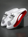 Men's and Women's Slippers Fashion Non-Slip Couple Slippers Eva 2 Colors 36-45. 