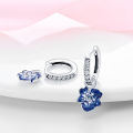 925 Sterling Silver Sunflower Flower Plant Series Drop Earrings For Woman Fashion Party Gifts Elegant S925 Jewelry Accessories.