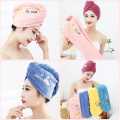 Women Soft Microfiber Towels Shower Cap Towel Bath Hats for Women Dry Hair Cap Quick Drying Soft for Lady Turban Head Girl Towel-Multicoler.