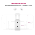 Ulanzi St07 Phone Holder, Spring-Type Mobile Phone Holder with Cold Shoe, 1/4 Thread to Connect to a Tripod, Microphone for Vlog.. 