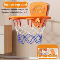 Boys Basketball Hoops Children's Basketball Hoops Household Mute Ball Wall Mounted Foldable Basketball Hoop Training Equipment.
