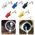 Universal Aluminum Turbo Sound Exhaust Muffler Pipe Whistle Car Blow Off Valve Tip Simulator Whistler. 