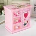 Childrens Birthday Musical Box |Multifunctional Musical Jewellery Box For Kids | Exquisite Barbie & Teddy Design | Premium Plastic Material. 