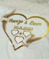 Customized  nikkah frame for wedding made of acrylic. 