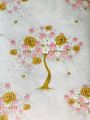 Wallpaper (Flower Design Pvc Cotted Wallpaper). 