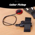 Plastic+Metal Guitar Pickup - Easy Install Piezo Contact Microphone for Violin & Guitar Professional Clip-on Pickup Guitar Parts. 