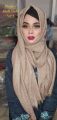 Golden shade 72/30 inch party hijab premium quality.