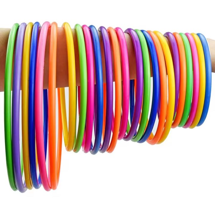10pcs%20Plastic%20Toss%20Rings%20Target%20Jumping%20Children%20Outdoor%20Games%20for%20Party%20Jump%20Beach%20Toy%20Sports%20Sensory%20Integration%20Fun%20Toys%20Kids%20-%20Image%203