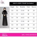 Black Color Umbrella Style Abaya. 