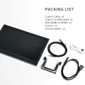 11.6 inch Portable monitor 1366X768 lcd display TFT gaming monitor for pc Raspberry Pi Laptop PS4 Xbox360 switch HDMI-Compatible. 