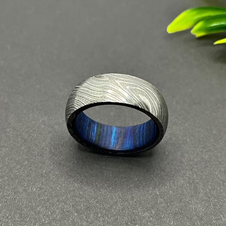 Man%20Wedding%20Band%20%7C%20Damascus%20Ring%20%7C%20Rings%20for%20women%20%7C%20Rings%20for%20men%20%7C%20Damascus%20ring%20men%20Engagement%20Anniversary%20Proposal%20Gift%20for%20Husband%20-%20Image%203