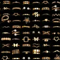 22/44Pcs/Set Fashion Simple Heart Flowers Leaf Rings Set For Women Mix Style Trendy Geometry Daily Jewelry Party . 