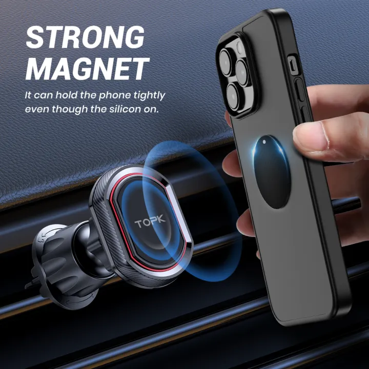 TOPK%20Metal%20Plate%20for%20Phone,4%20Pack%20Universal%20Replacement%20Phone%20Car%20Mount%20for%20All%20Magnetic%20Car%20Phone%20Holder%20Cradle%20with3M%20Adhesive%20-%20Image%206