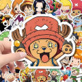 55pcs One Piece Cute Cartoon Stickers DIY Skateboard Phone Case Laptop Motorcycle Waterproof Cool Anime Sticker Decals Toy. 