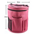Yarn Storage Bag Round Knitting Wool Yarn Bags Organizer Crochet Sewing Needles Handbag Weave Tools Accessories Bowl Crafts Tote. 