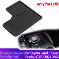 Wireless Charging Pad for Toyota Land Cruiser 250 Prado LC250 2024 2025 Central Control Charger Cover Anti-Slip Mat Only for LHD.