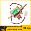 12V/24V Universal Electric Fuel Pump Low Pressure Bolt Fixing Wire Diesel Petrol HEP-02A For Car Carburetor Motorcycle ATV. 