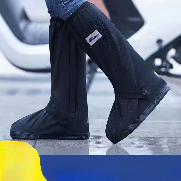 Rain%20Boot%20Shoe%20Cover%20Black%20Waterproof%20with%20Reflector%20High%20Top%20Clear%20Shoes%20Dust%20Covers%20for%20Motorcycle%20Bike%20Rain%20Cover%20Men%20Women%20-%20Image%202