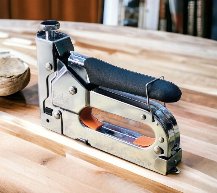 3 in 1 Heavy duty Stapler gun Professional stapler with Adjustable Hand Pressure Setting for Upholstery, Decor, Sofa Seat Cover Repair, Furniture, Stationary Use