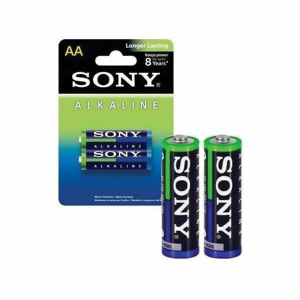 SONY 2 PCS ALKALINE BLUE AA 1.5V BATTERY AM3L B2D Daraz .bd