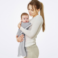Easy to Use zipper baby swaddle wrap newborn baby sleeping bag 100% cotton suitable for 2-6 months baby. 