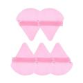 3/5/6 Pcs Triangle Powder Puff For Loose Powder Liquid Cosmetic Soft Plush Powder Puff Makeup Foundation Puff Makeup Tool. 