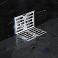 [Magpul]304 stainless steel thick wall row drain floor bathroom hotel side row wall corner drain floor DN50 Engineering L floor drain grate drainage wall mounted drains corner stainless steel 304 square angle. 